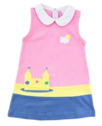 Swing Time - Knit Dress with Sand Castle