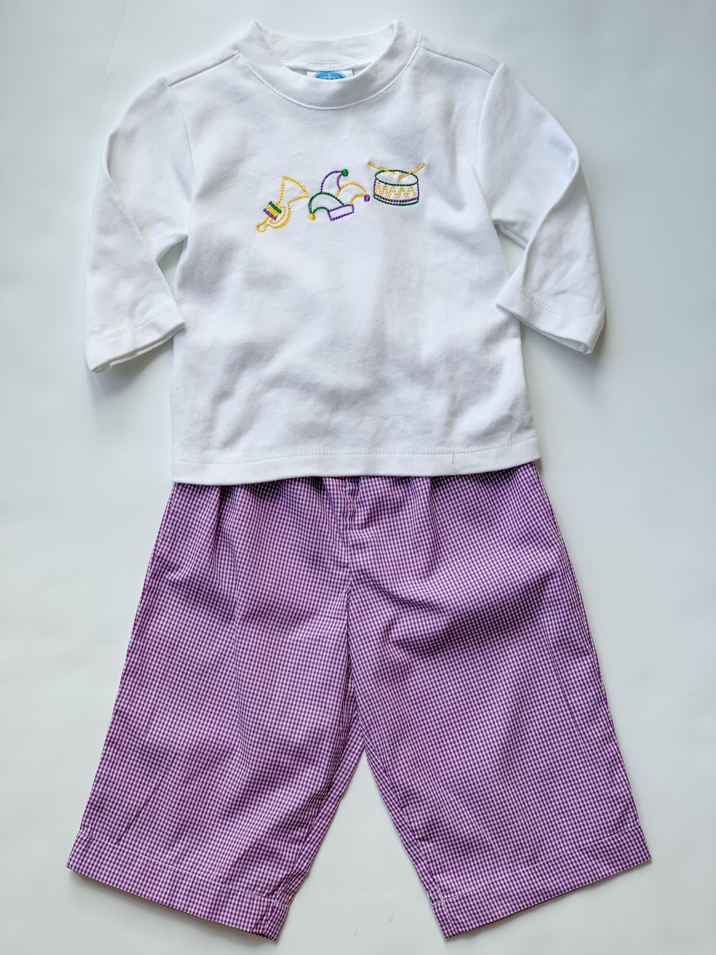 Mardi Gras Spirit Boys Pantset - Toddler Boys