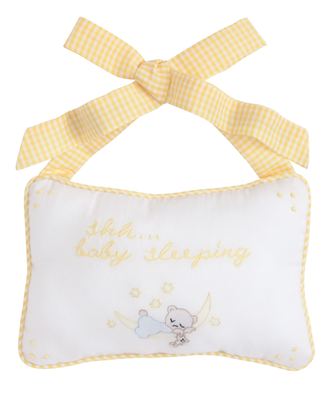 Door Pillow Baby - Yellow