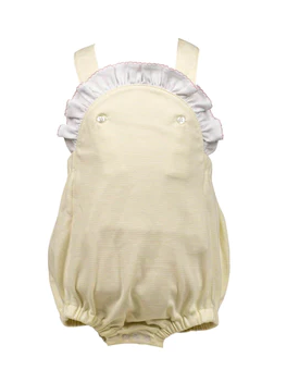 Pima Cross Back Bubble Yellow Stripe