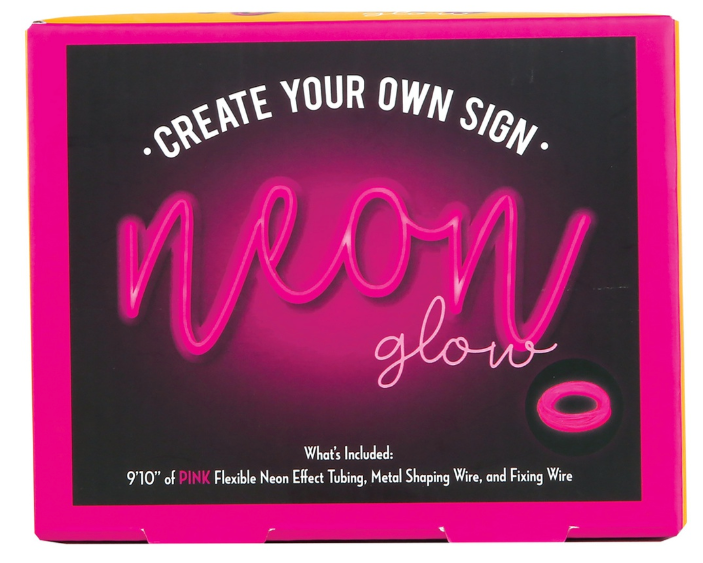 Neon-Effect Pink DIY Light