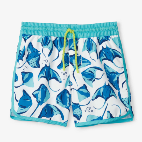 Painted Sting Rays Swim Shorts