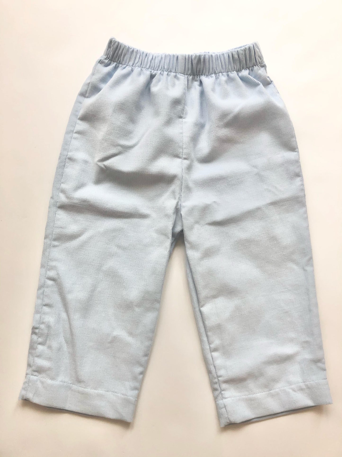 Lt Blue Cord Pant - Toddler Boys