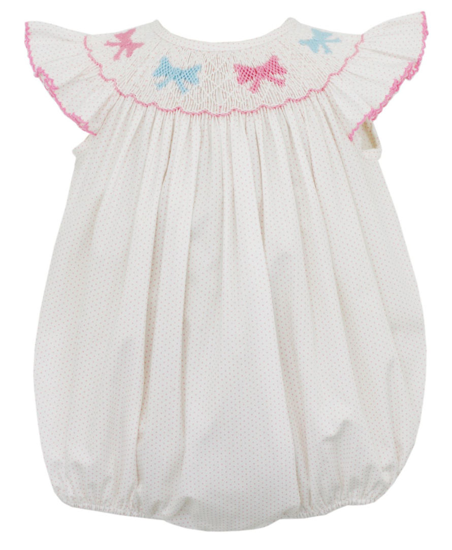 PETIT BOWS ANGEL WING Bubble PINK DOT 117F