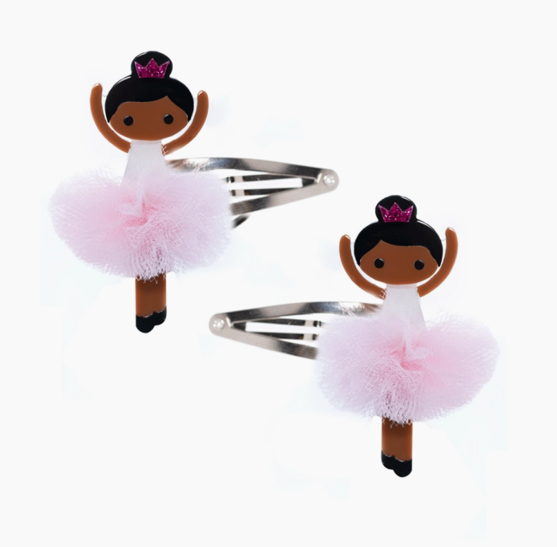 Hair Clip Ballerina Light Pink Tutu