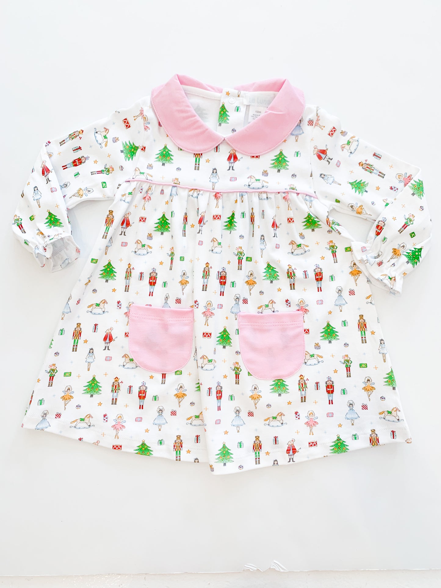 Nutcracker Long Sleeve Pocket Dress