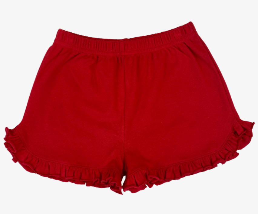 Tulip Knit Short Red