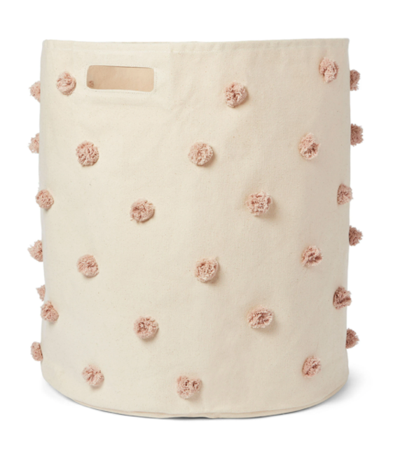 Pom Pom Hamper Rose Pink