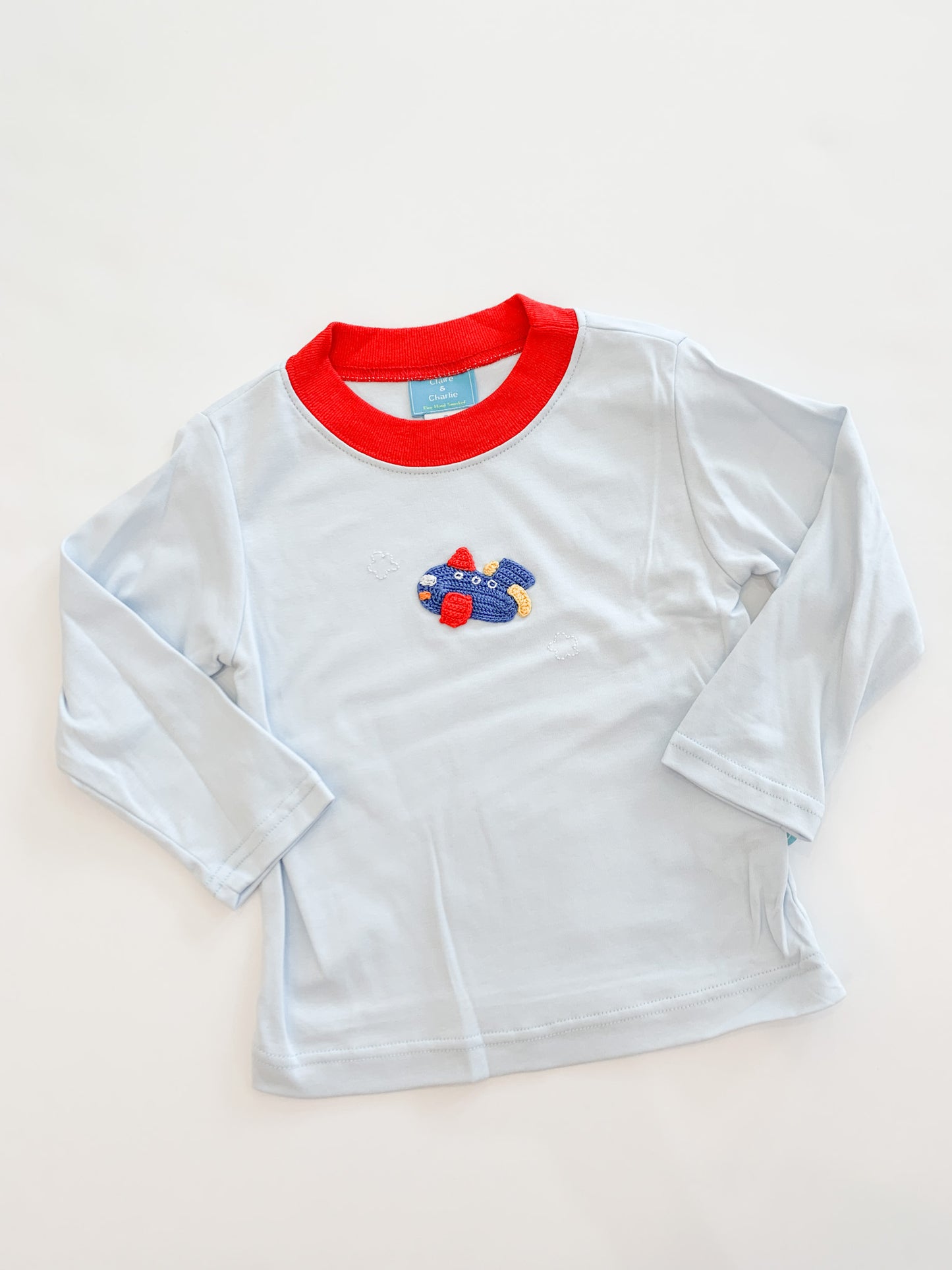 Airplane Boy's Long Sleeve T-Shirt