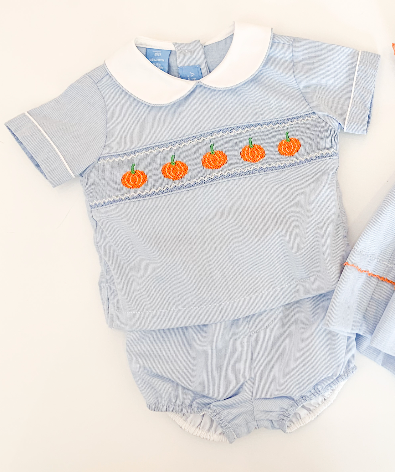 Pumpkin Boy's Diaper Set Stripe 200M