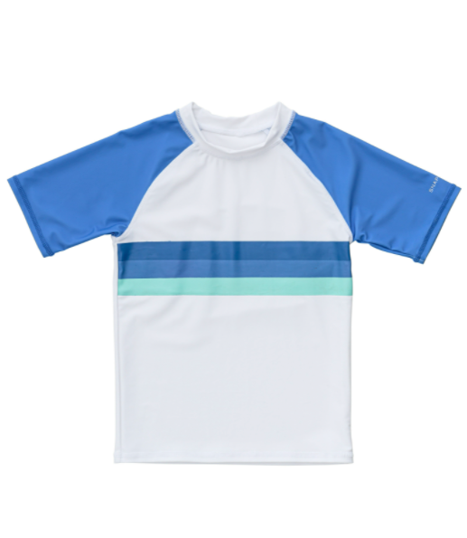 Shark Stripe Rash Top SS