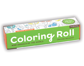 Animals of the World Coloring Roll