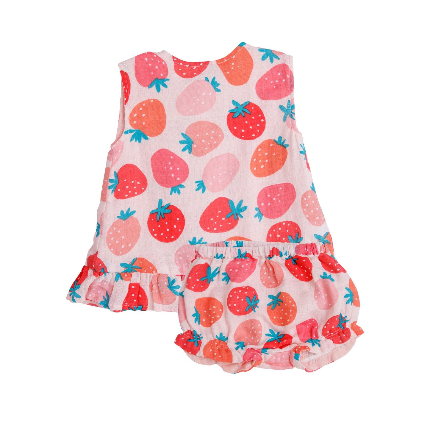 Strawberries Ruffle Top and Bloomer