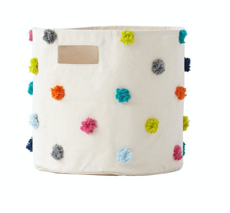 Pom Pom Bin Multi-Color