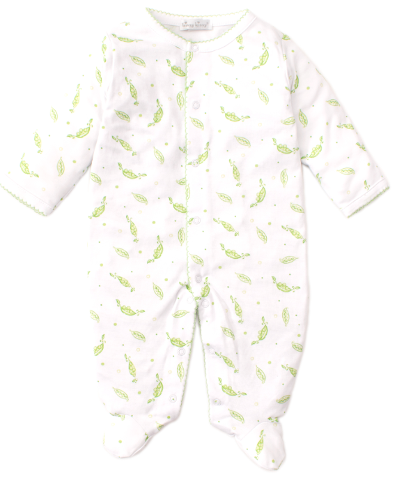 Green Peas Footie Print