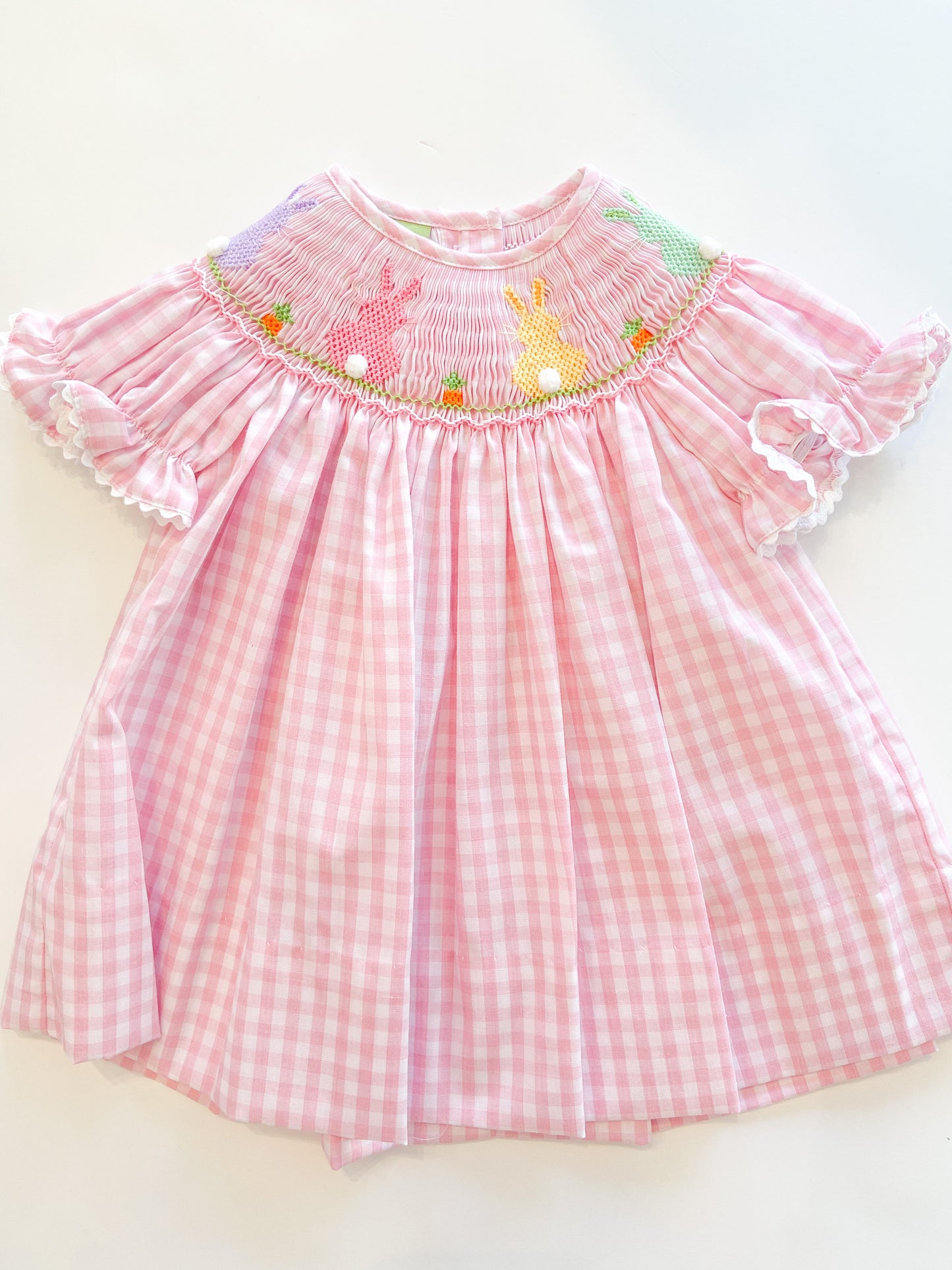 Pink Gingham Cottontail Bishop