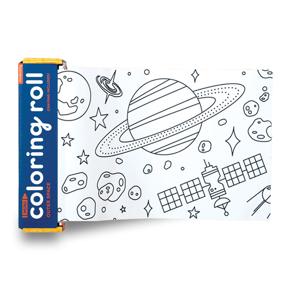 Outer Space Mini Coloring Roll