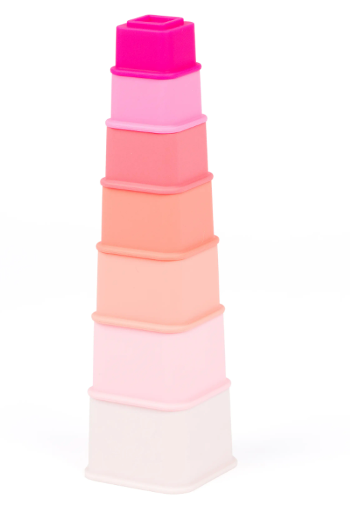 Jeweled Pink Happy Stacks