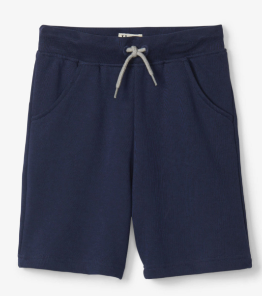 Navy Terry Shorts