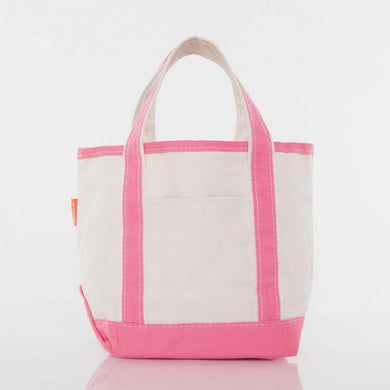 Handy Open Top Tote - Coral Pink