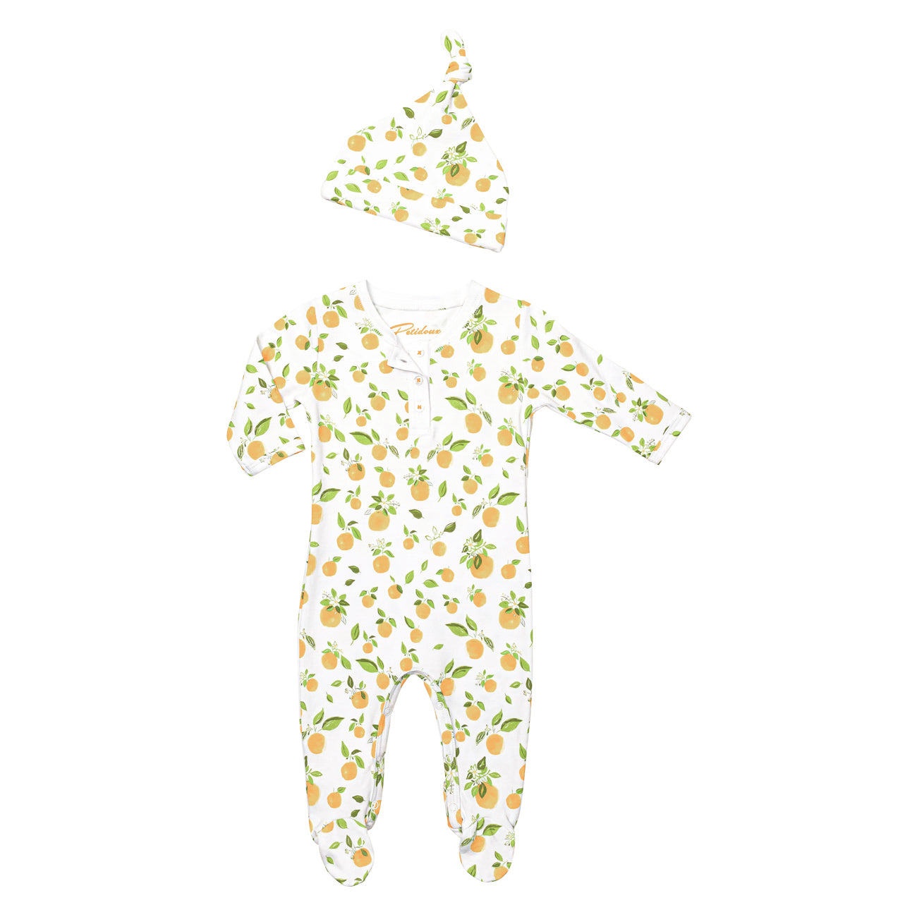 Orange Blossoms Baby Set
