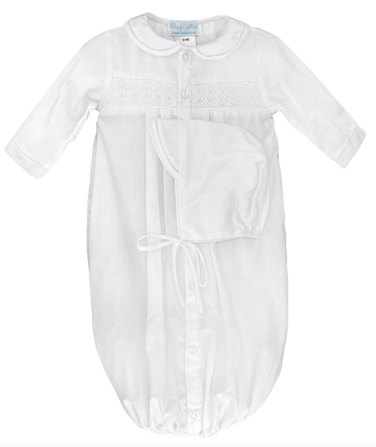 White Infant Bag + Hat 5190