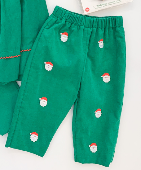 Santa Faces Pull On Pants 660PB