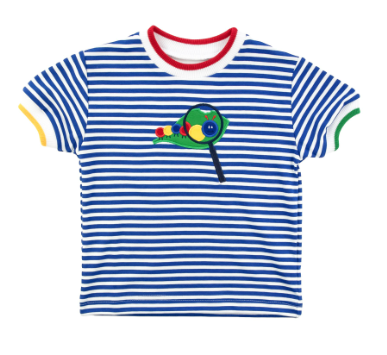Stripe Knit Shirt With Caterpillar 4538
