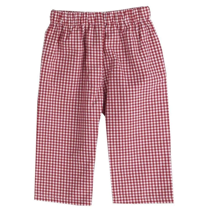 Red Check Pants