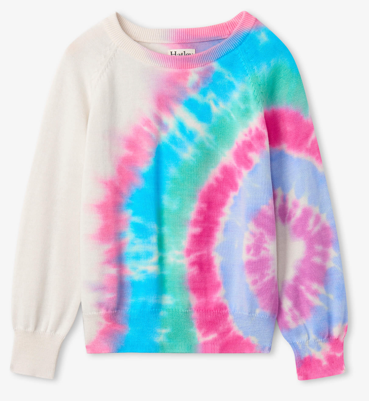 Tie dye burst pullover