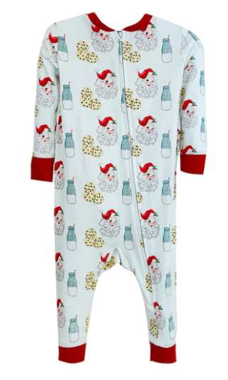 Santa Milk and Cookies Unisex Onesie