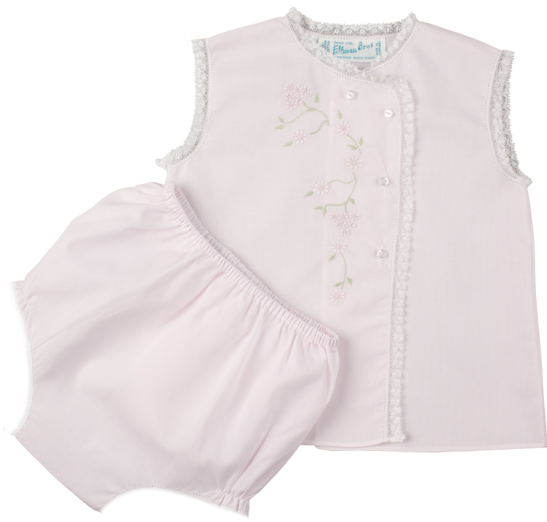 Girls Floral Lace Diaper Set 821