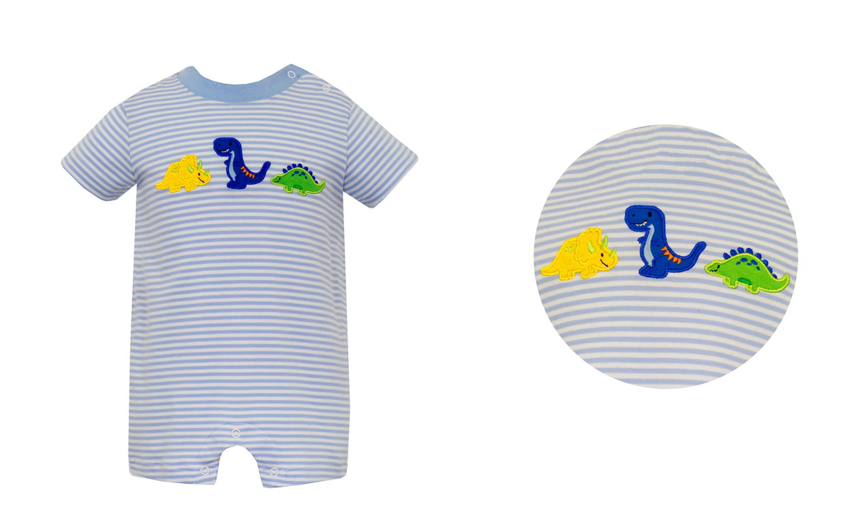 Dinosaur Boys Stripe ROmper 5050H