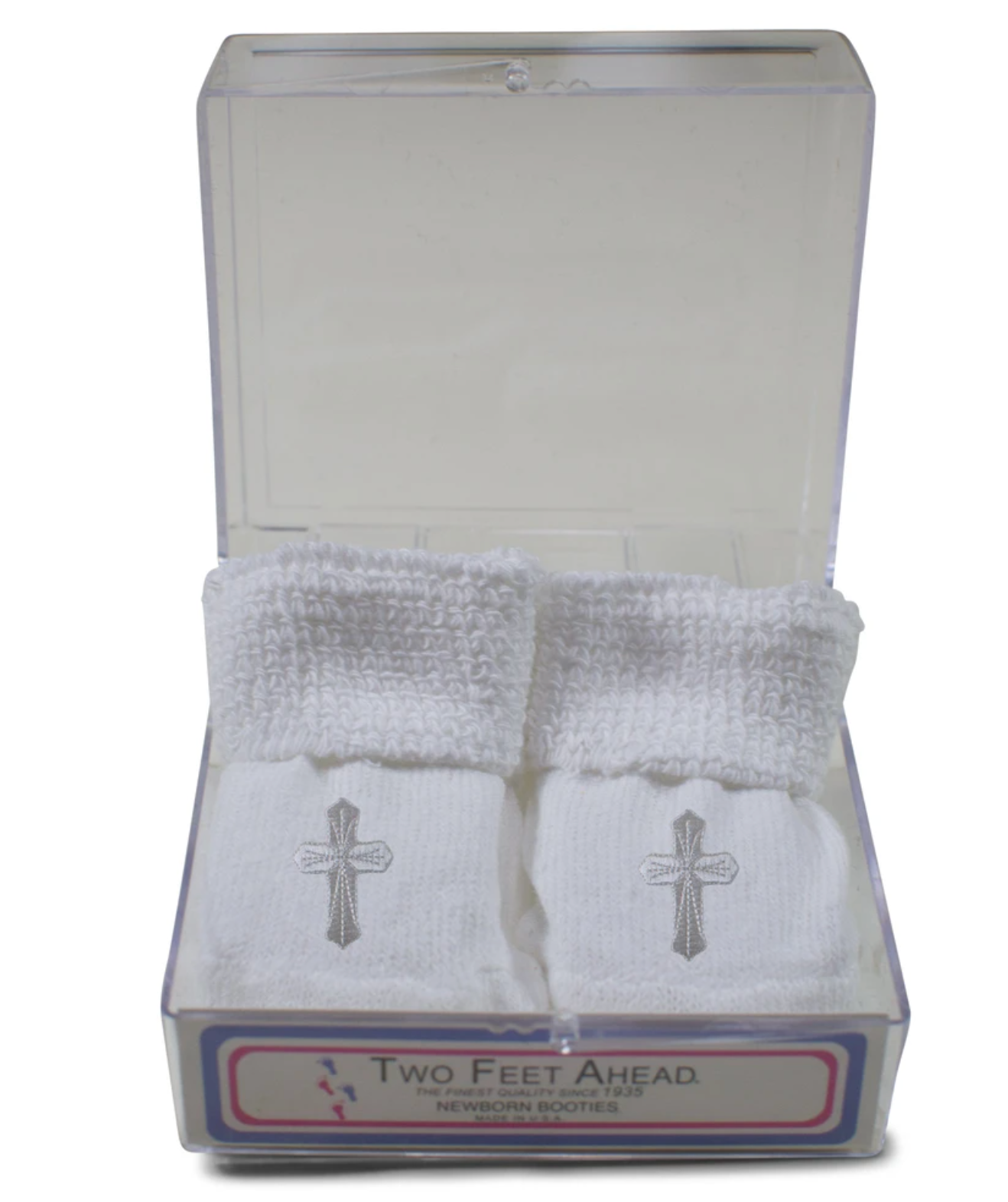 Baby Bootie with Cross