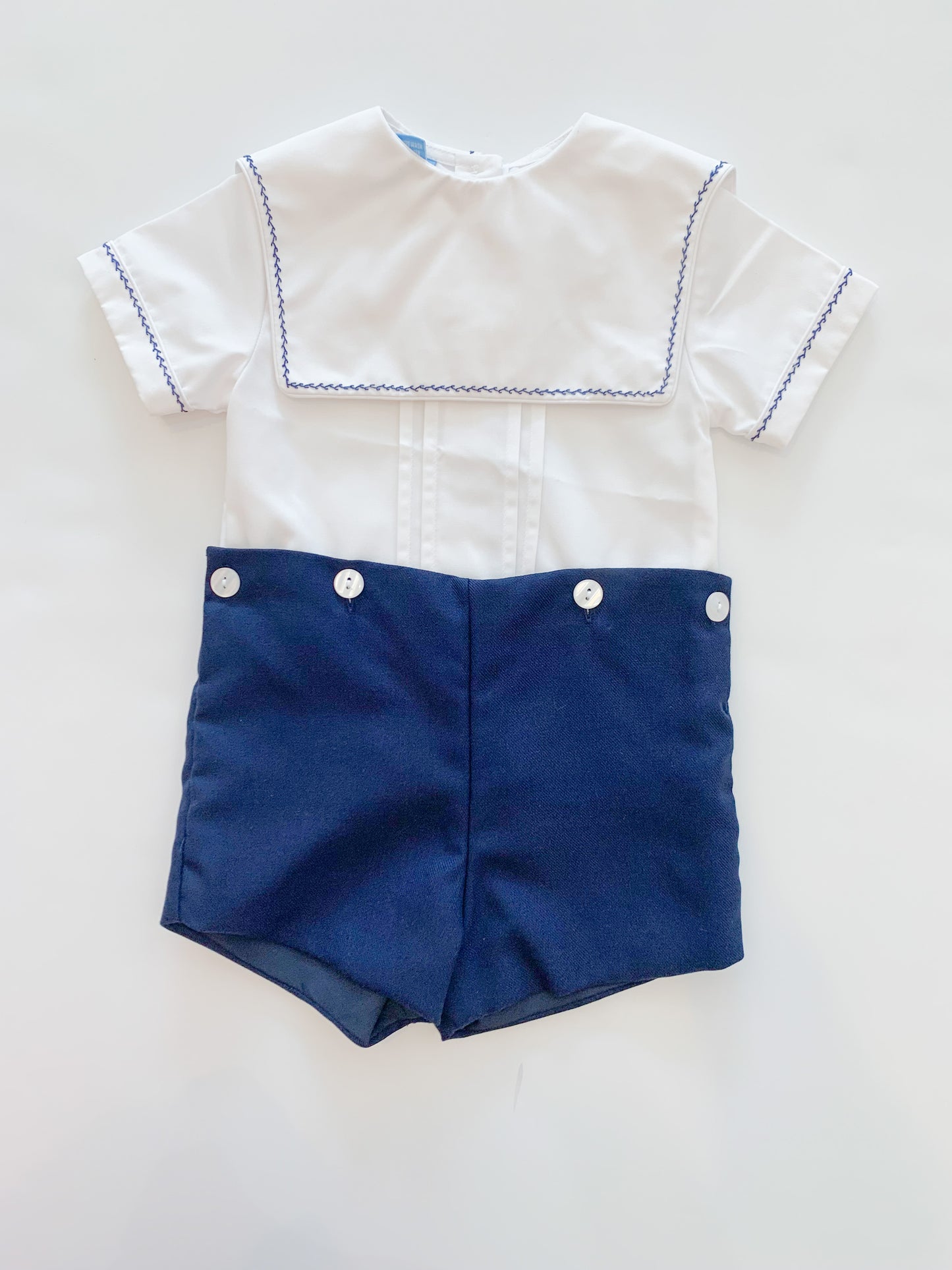 Napkin Shirt Short Set Short Sleeve 355M