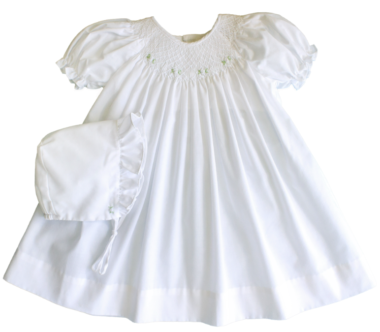 White Day Dress with Hat 5905