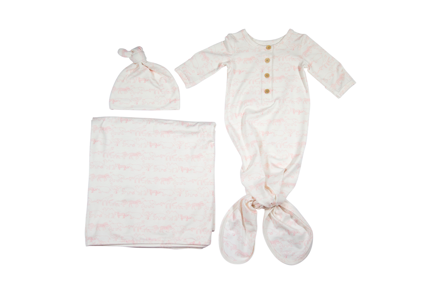 Animal Parade Swaddle Blanket