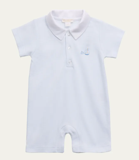 Summer Medley Sailboat Short Playsuit
