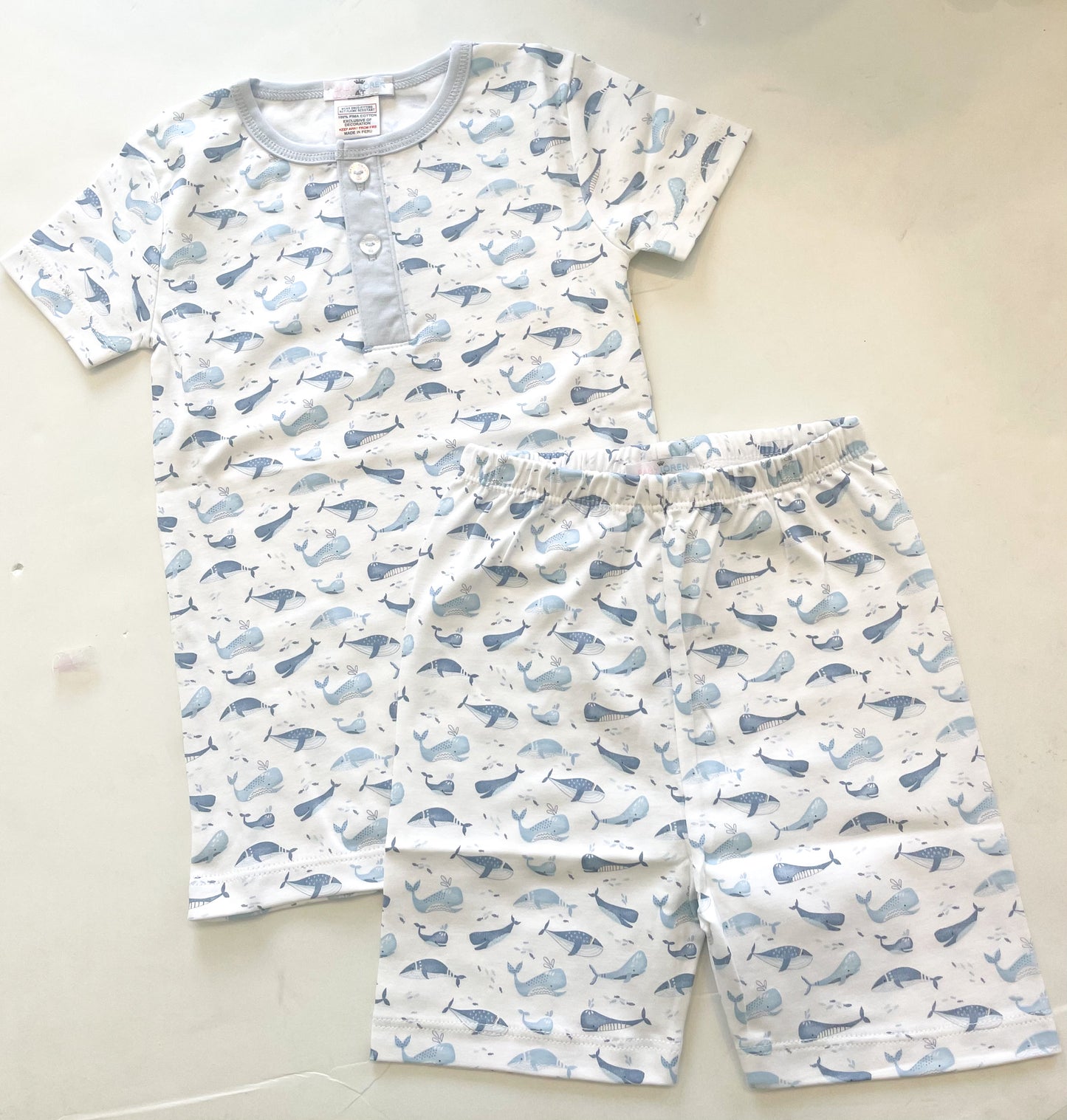 Whale Pima Two Pieces Loungewear