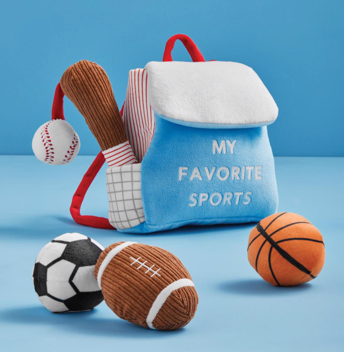 My Favorite Sports Plush Set
