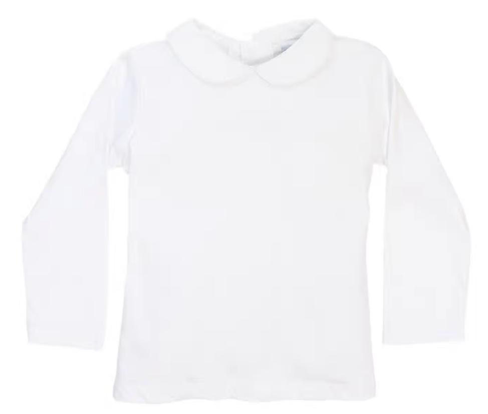 Unisex Piped Long Sleeve Shirt Button Back