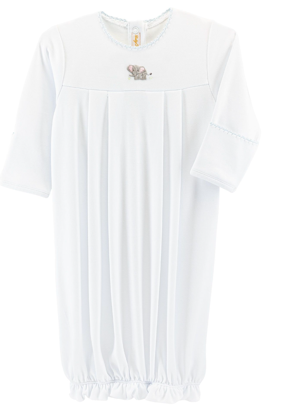 Savanna Embroidered Gown with Crochet