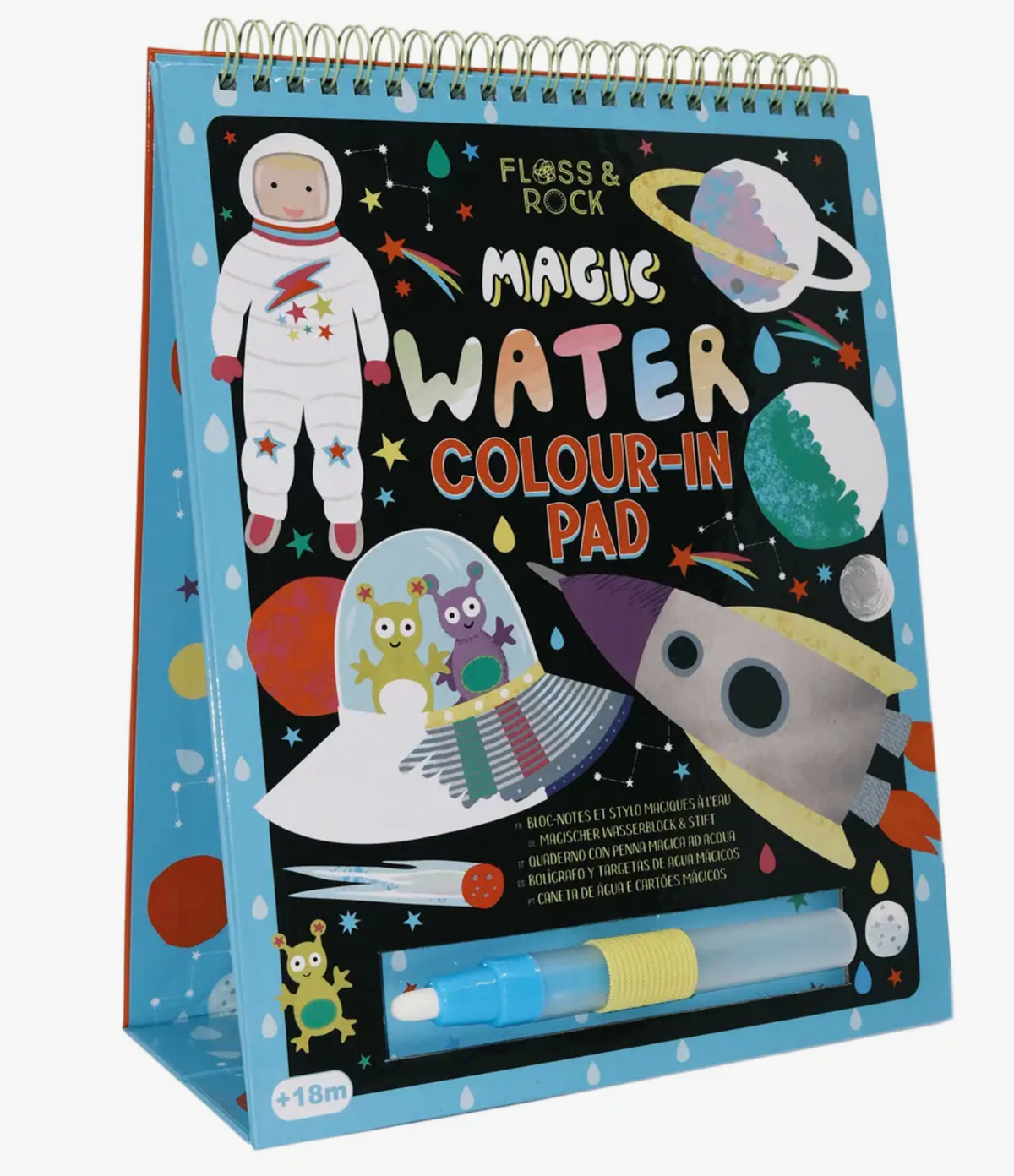 Magic Colur Changing Watercard Easel and Pen - Space