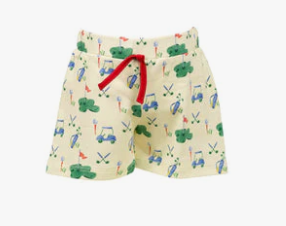 Golf Boy Shorts Yellow