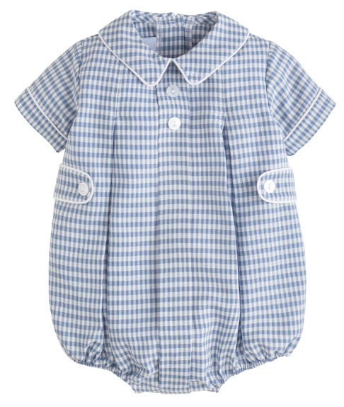 Davant Bubble Gray Blue Gingham
