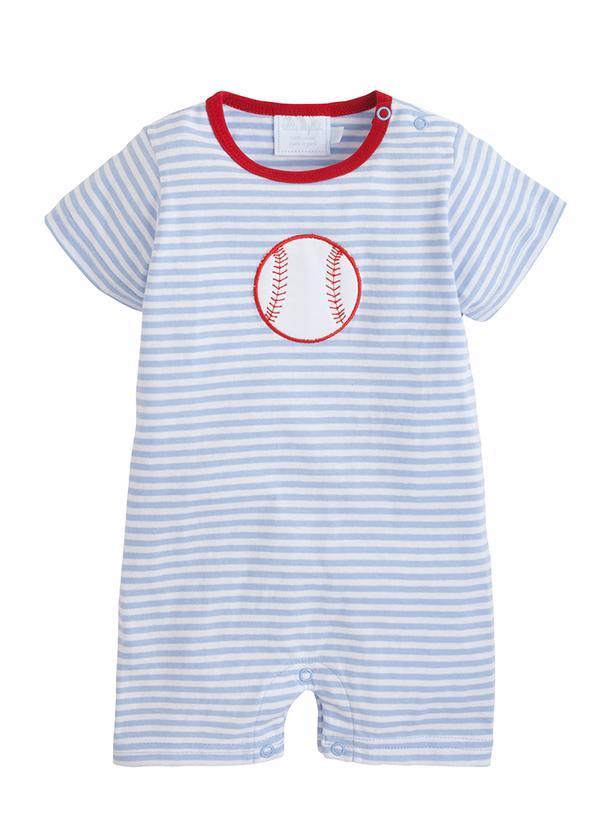 Applique Baseball Romper