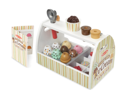 Scoop & Server Ice Cream Counter