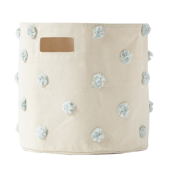 Pom Pom Bin Blue