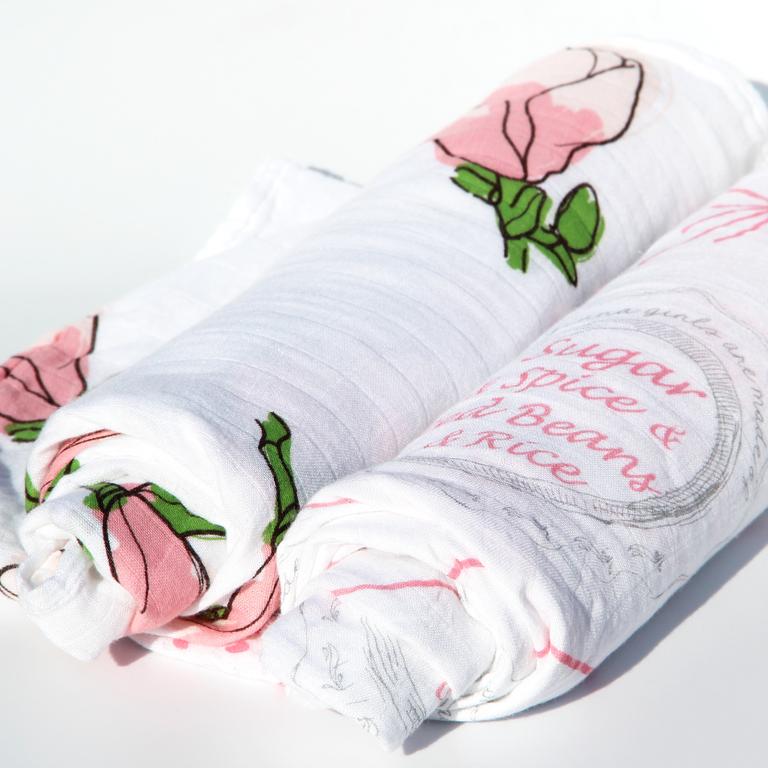 Louisiana Girls Swaddle Set - Pack of 2