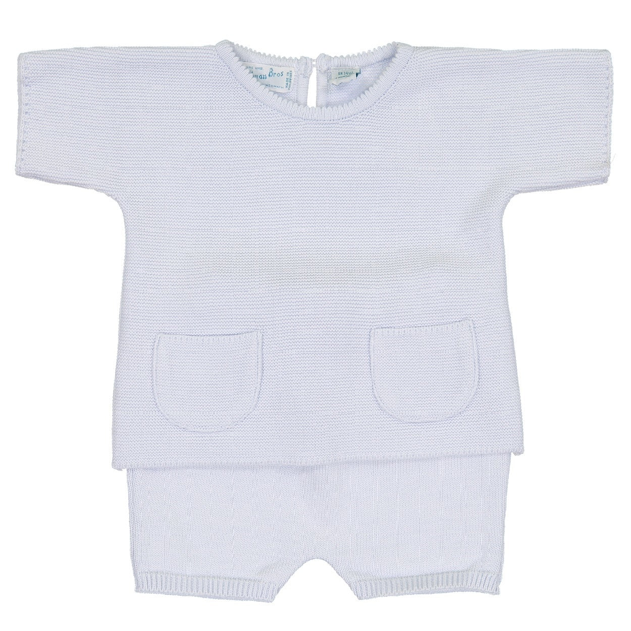 Knit Short Set 4906 blue